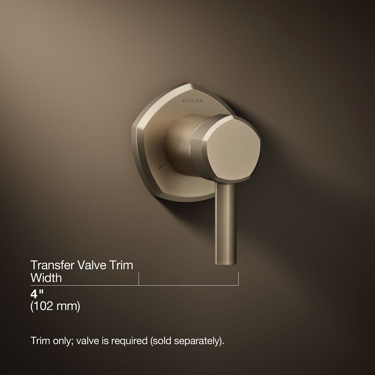 3/4 view of product with dimensions