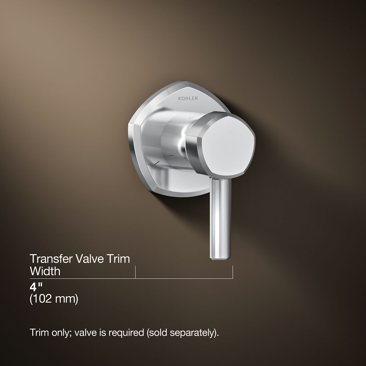 3/4 view of product with dimensions