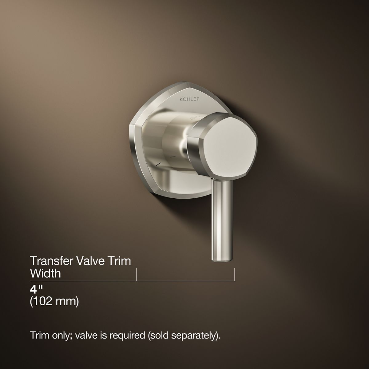 3/4 view of product with dimensions