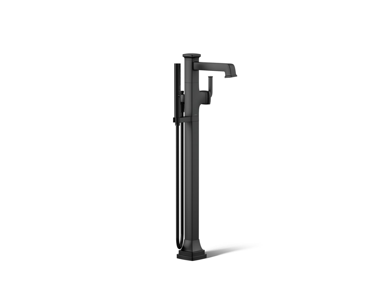 Riff Floor-mount bath filler trim with handshower