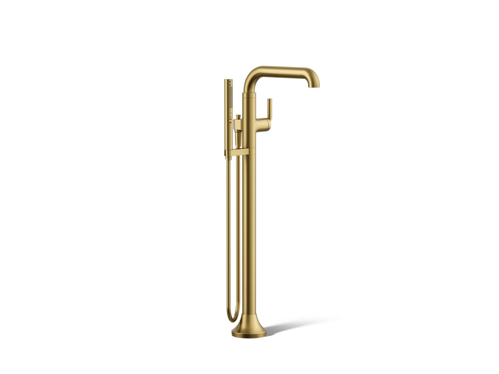 Tone Floor-mount bath filler trim with handshower