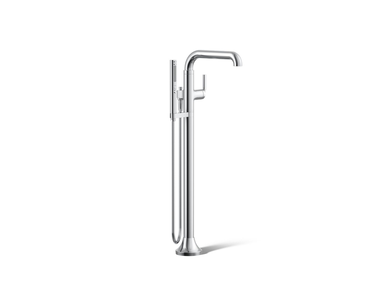 Tone Floor-mount bath filler trim with handshower