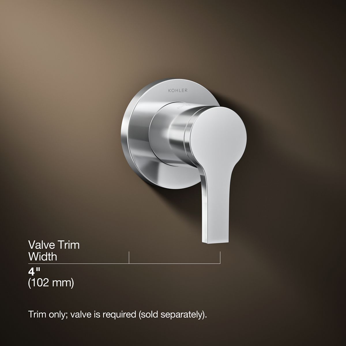 3/4 view of product with dimensions