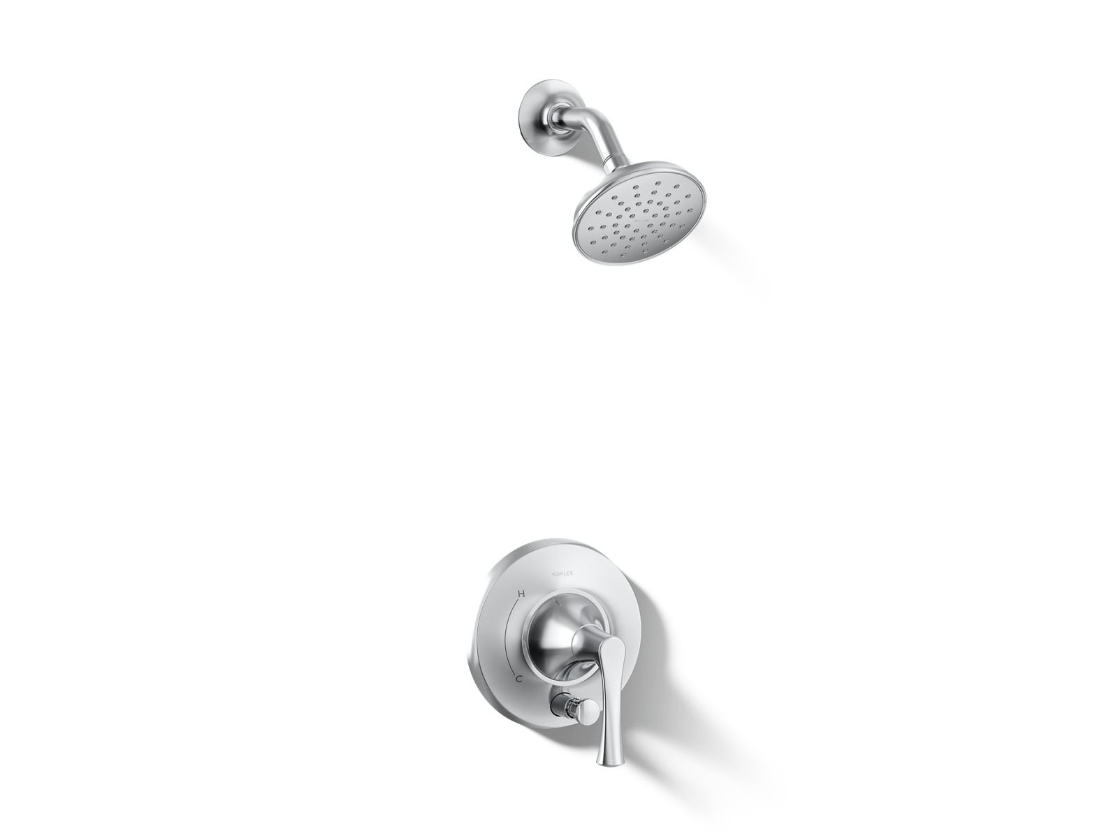 Buckley™ Rite-Temp® shower trim kit with push-button diverter, 1.5 gpm
