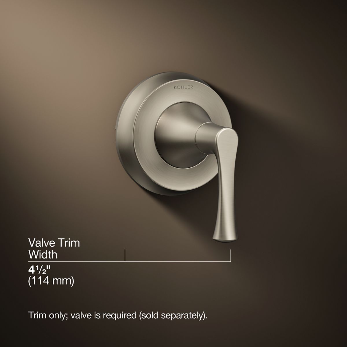 3/4 view of product with dimensions