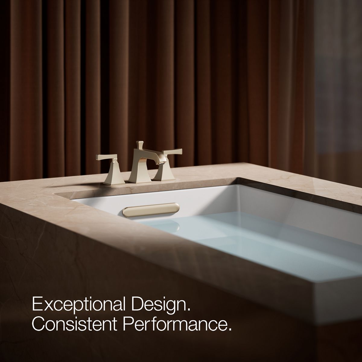 KOHLER | K-T428-4V | Memoirs Stately Deck-Mount High-Flow Bath