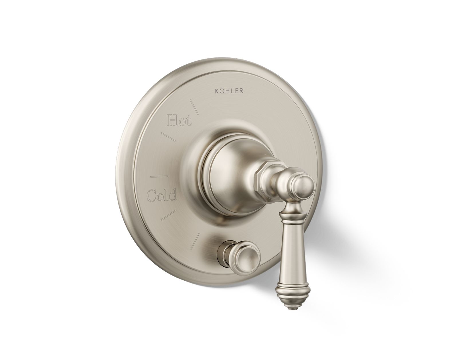 KOHLER K-T72768-4 Artifacts Rite-Temp valve trim with push-button diverter and lever handle