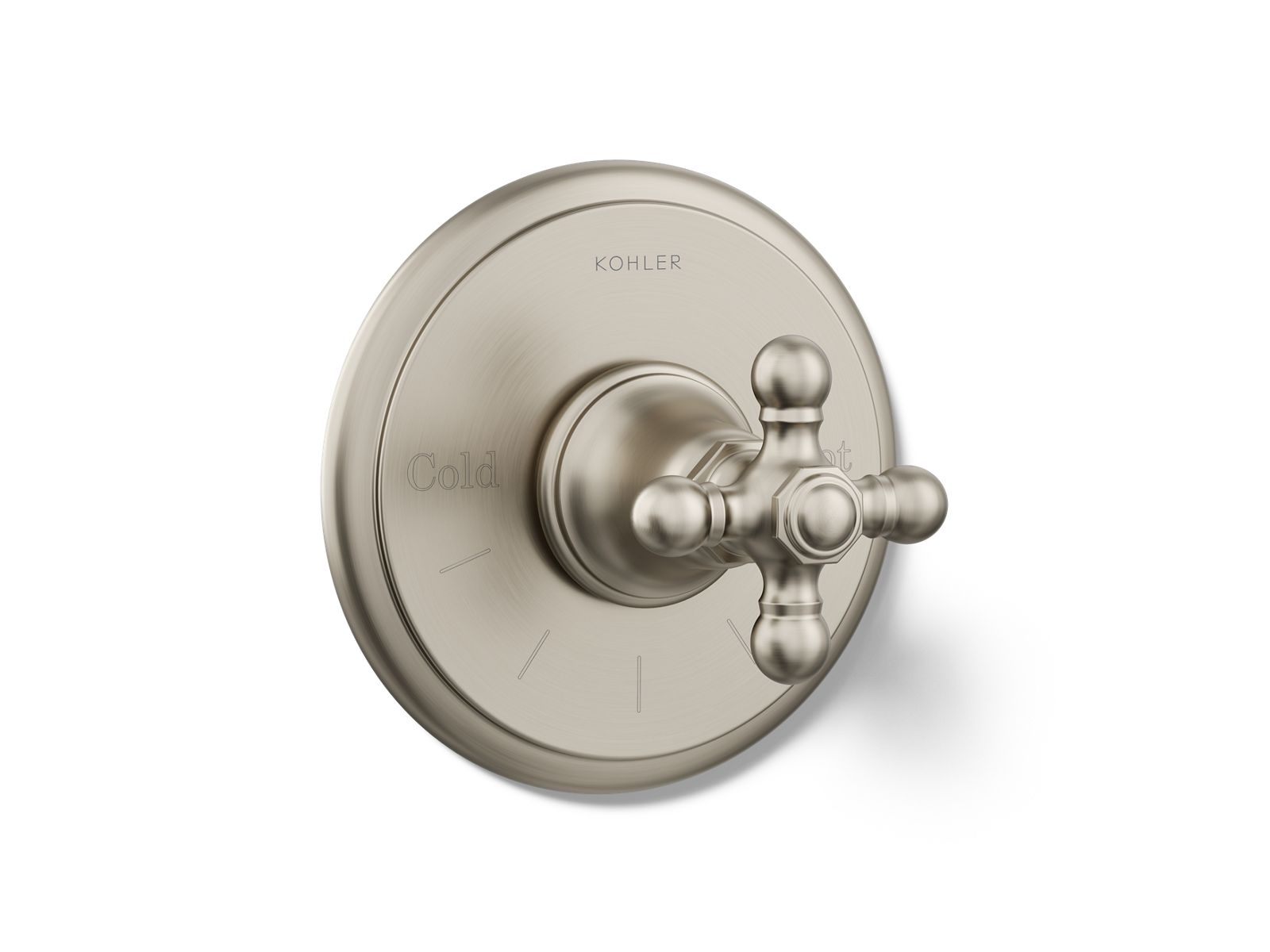 T.K KOHLER | K-T72769-3 | Artifacts Thermostatic Valve Trim, Cross Handle