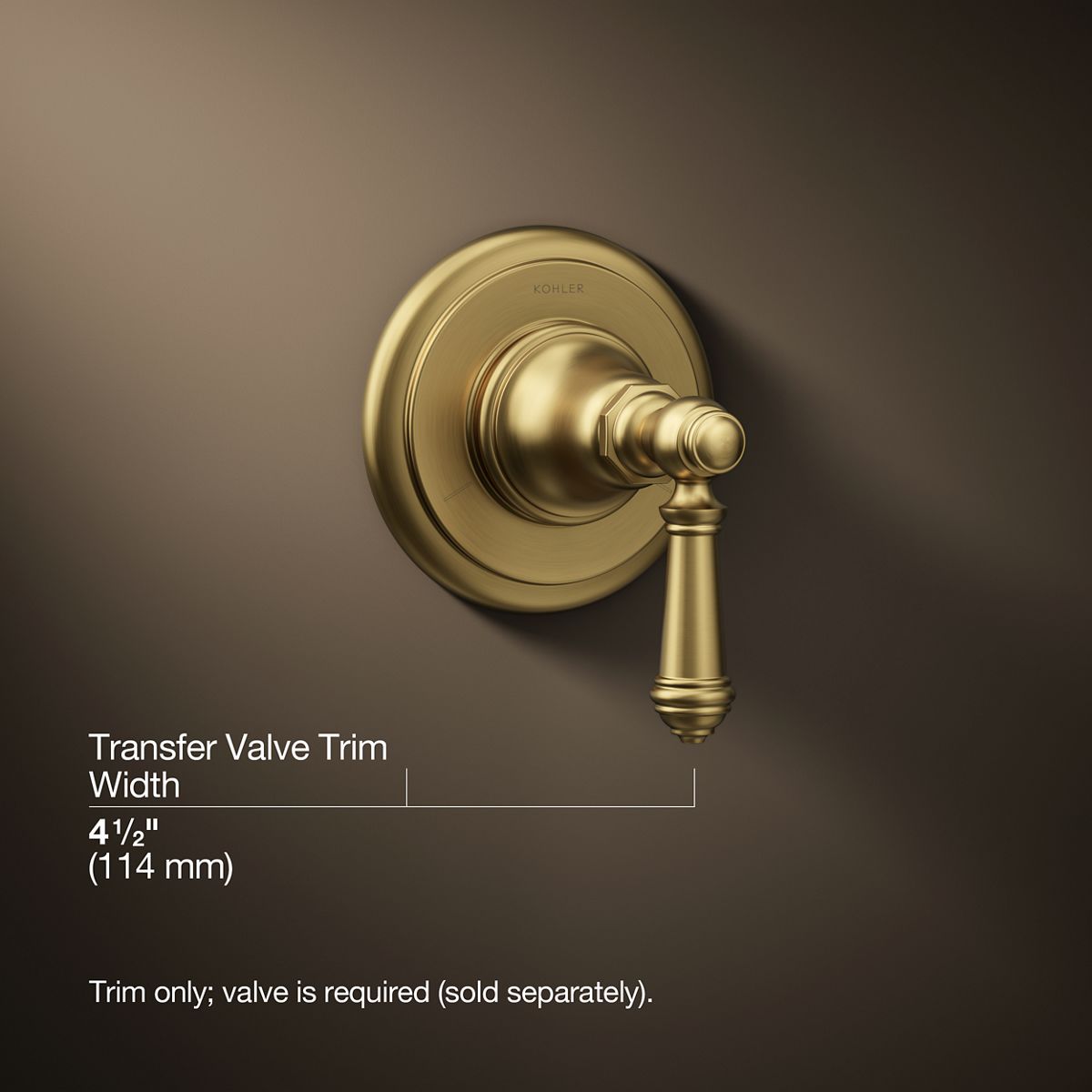 3/4 view of product with dimensions