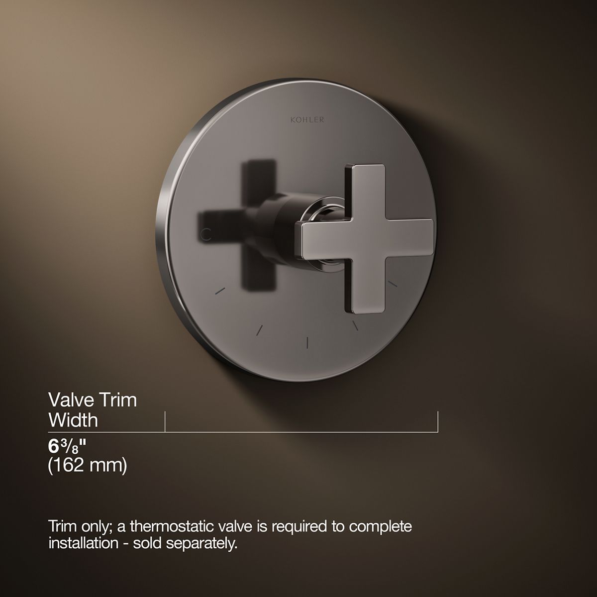 3/4 view of product with dimensions