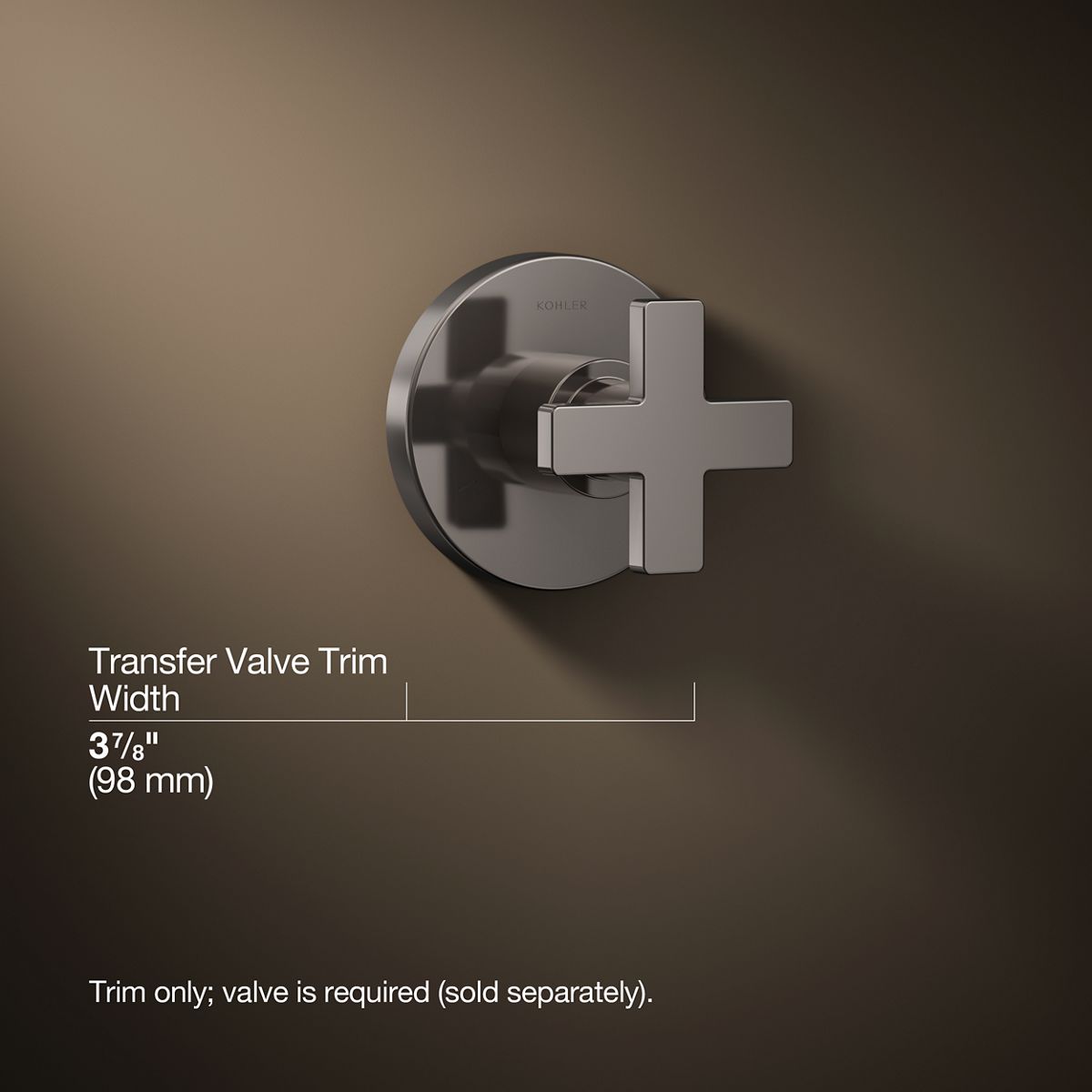 3/4 view of product with dimensions
