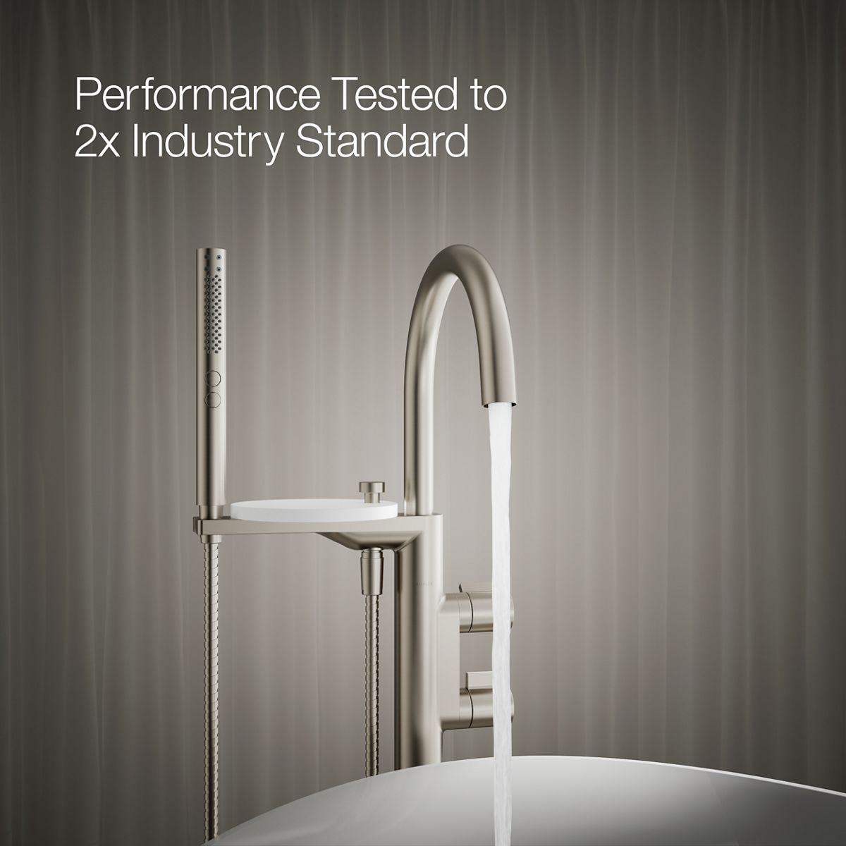 Components Floor-Mount Bath Filler Trim | K-T77984-4 | KOHLER
