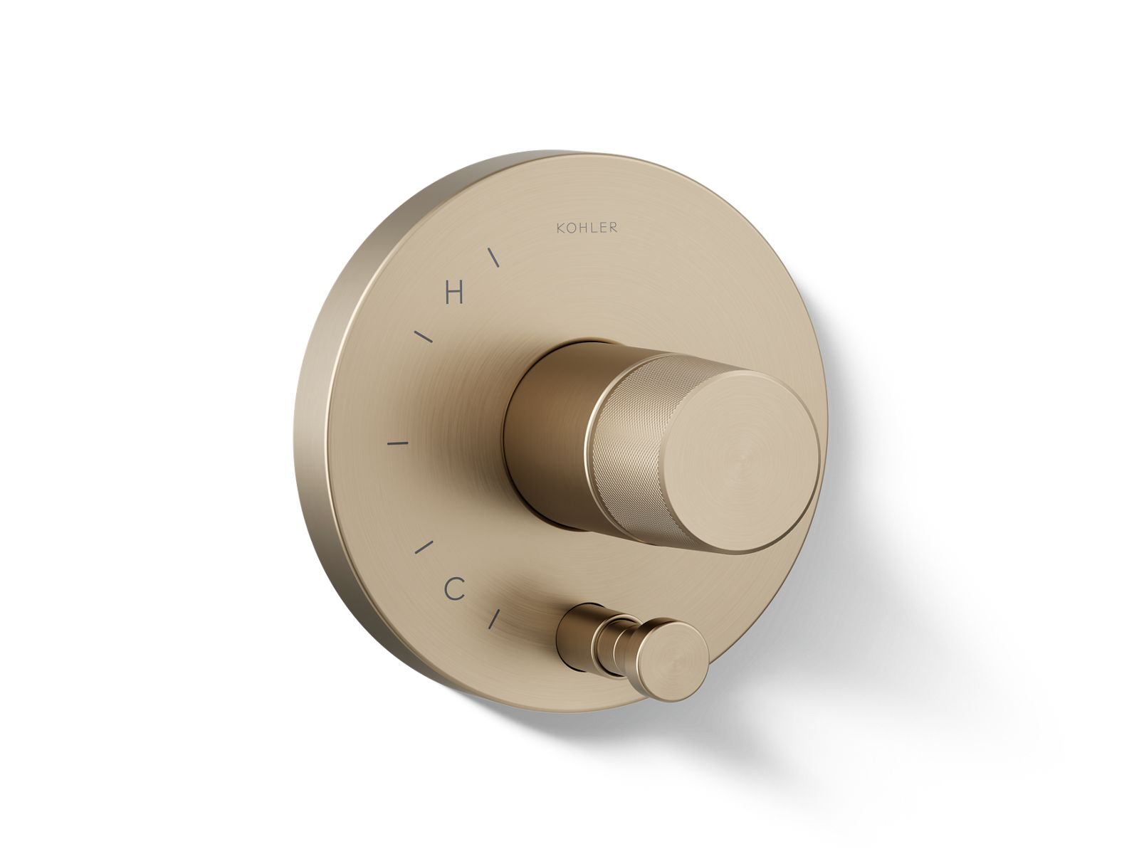 Components Rite-Temp valve trim with Oyl handle and diverter