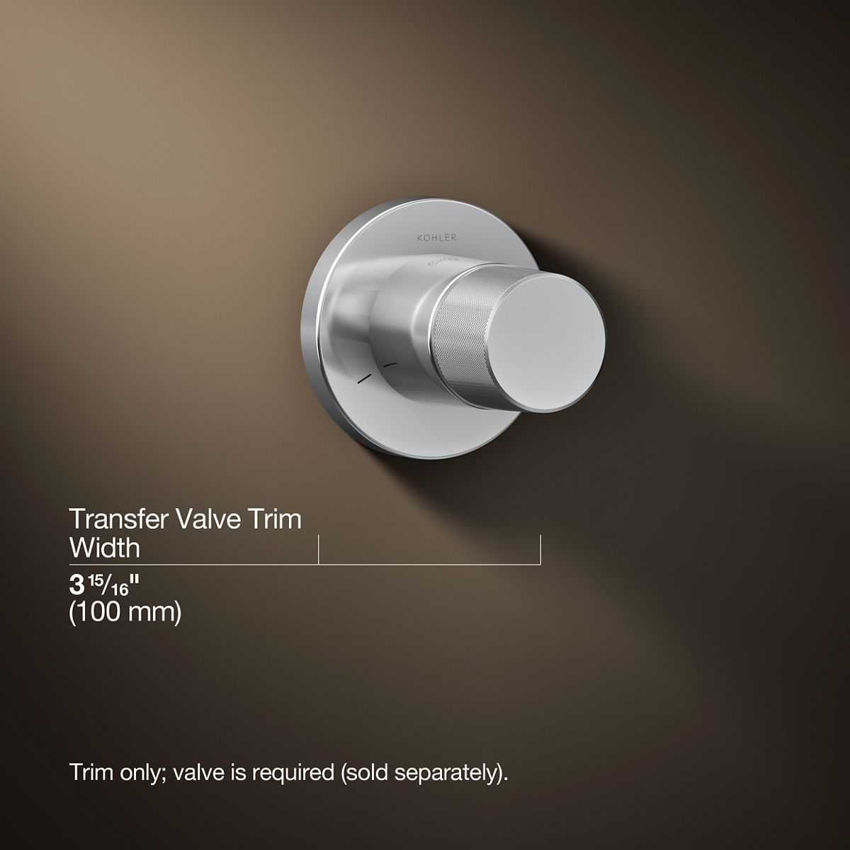 3/4 view of product with dimensions