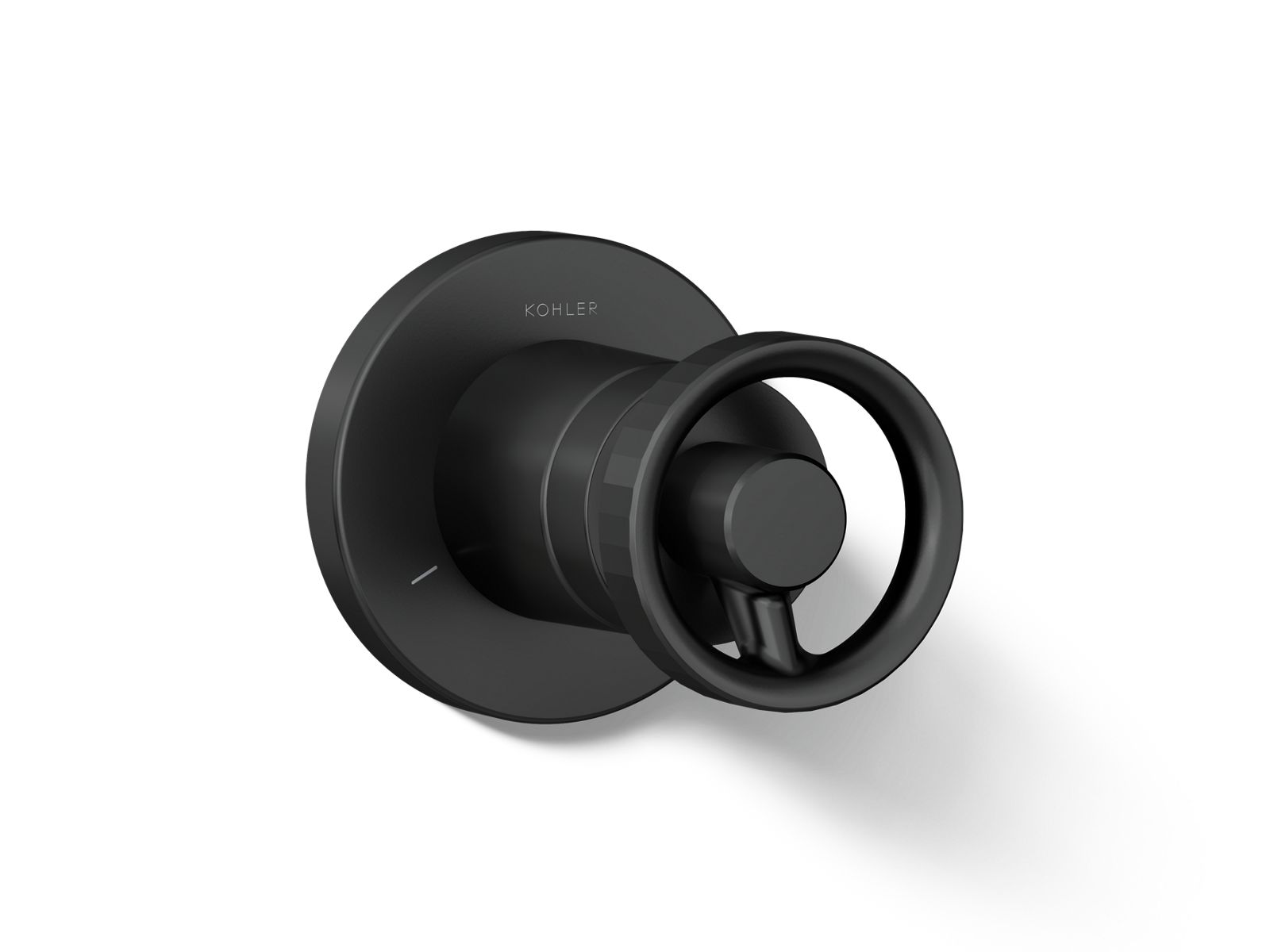 Components MasterShower transfer valve trim with Industrial handle
