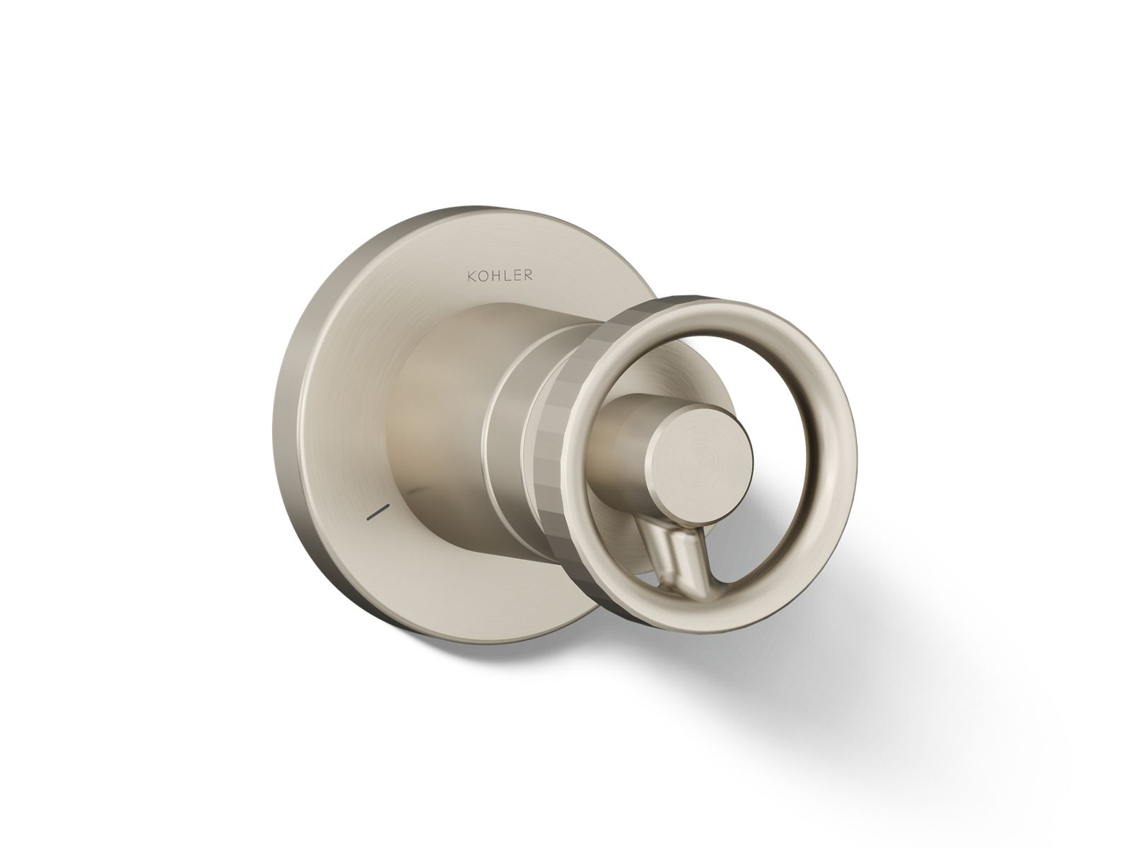 Components MasterShower transfer valve trim with Industrial handle