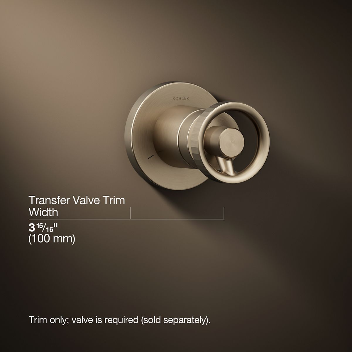 3/4 view of product with dimensions