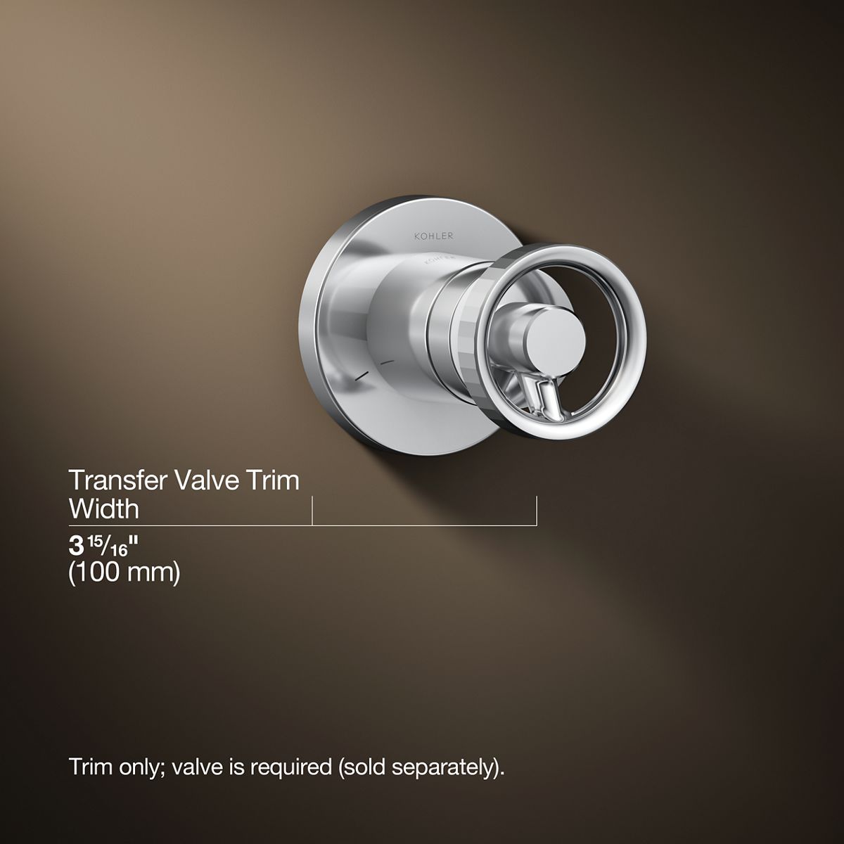 3/4 view of product with dimensions