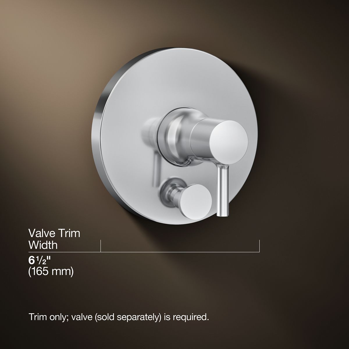 3/4 view of product with dimensions