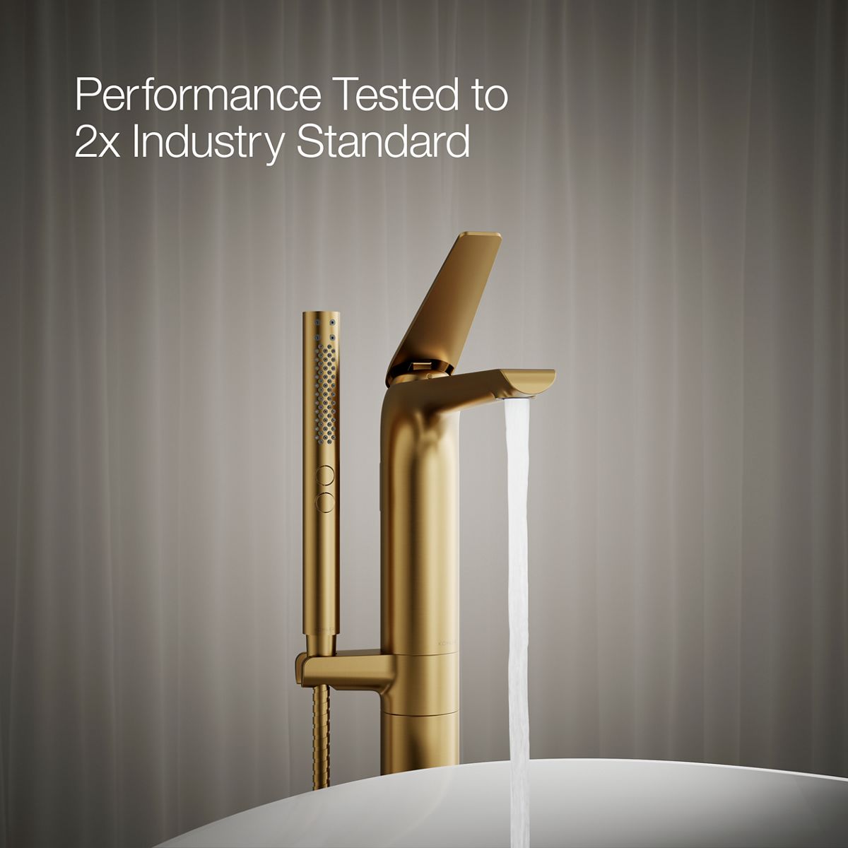 KOHLER | K-T97367-4 | Avid Floor-Mount Bath Filler Trim