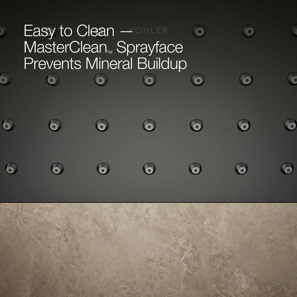 close-up view of product detail