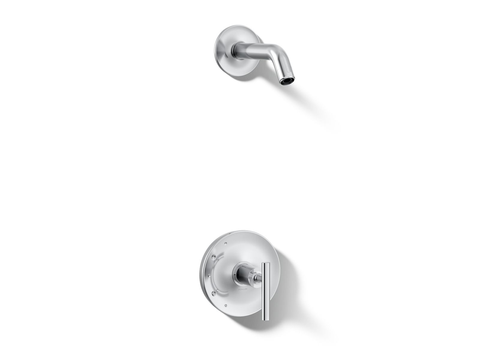 Purist® Rite-Temp® shower trim kit with lever handle, without showerhead