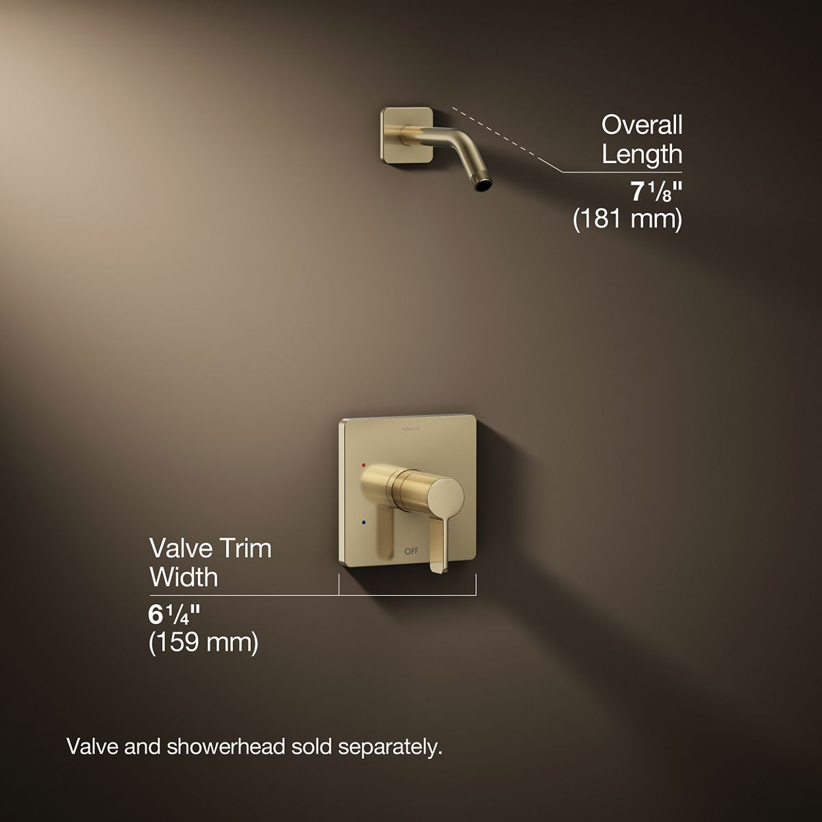 KOHLER | TLS23503-4 | Parallel™| Rite-Temp® shower trim kit