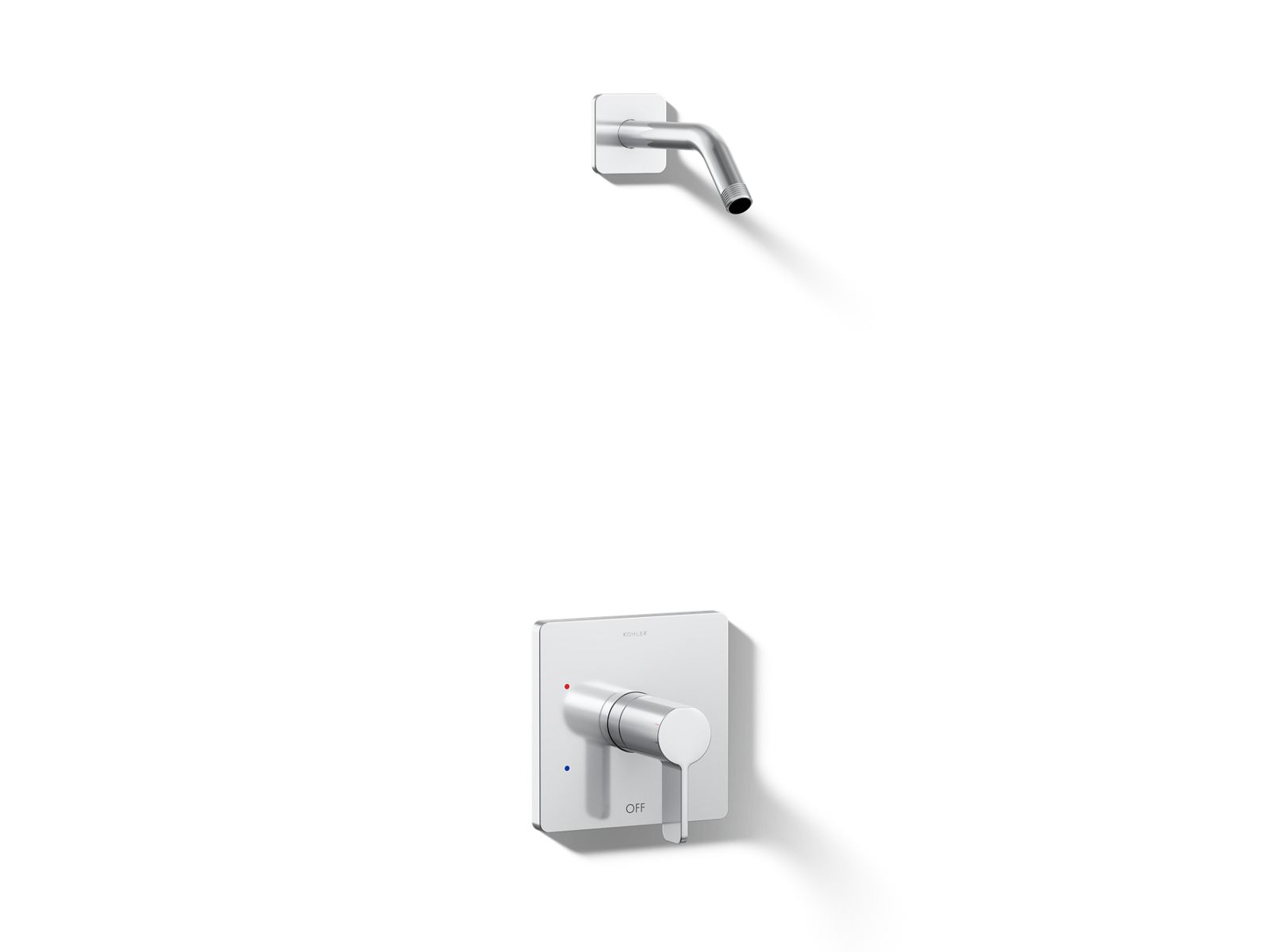 Parallel® Rite-Temp® shower trim kit, without showerhead