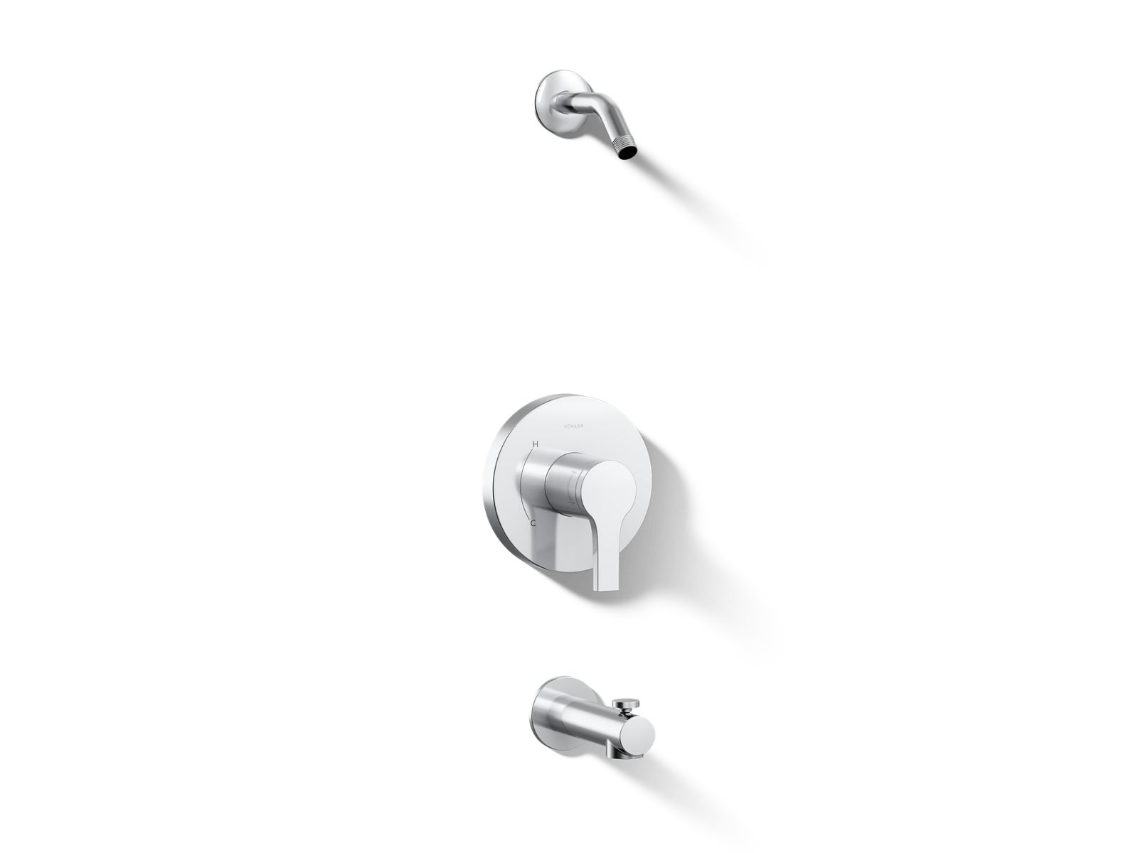 Elate® Rite-Temp® bath and shower trim kit, without showerhead