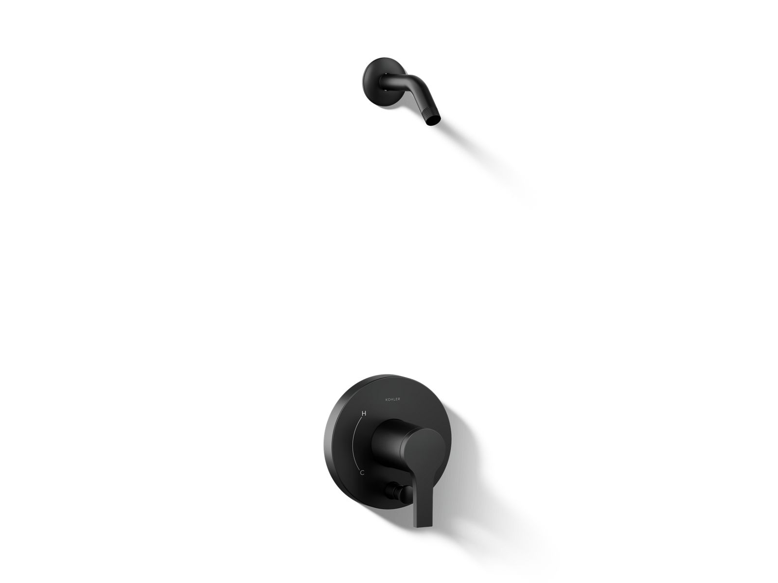 Elate Rite-Temp shower trim kit with push-button diverter, without showerhead