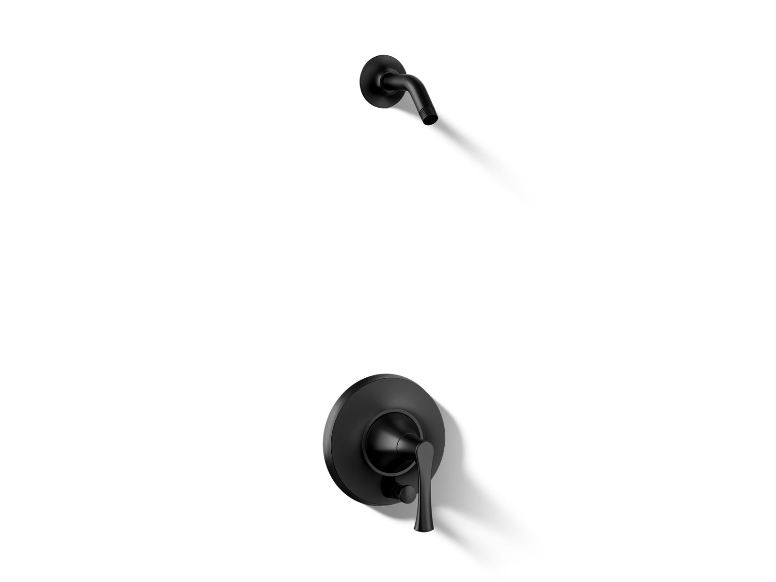 Buckley Rite-Temp shower trim kit with push-button diverter, without showerhead