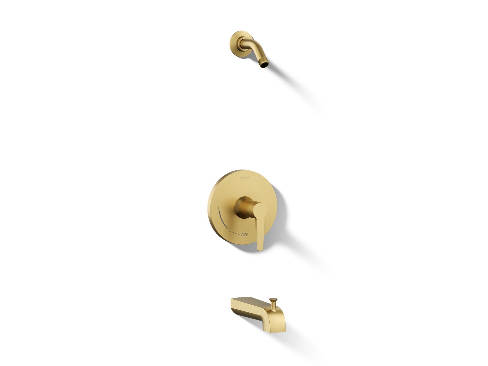 KOHLER | K-TLS97074-4 | Pitch Rite-Temp Bath and Shower Trim Set