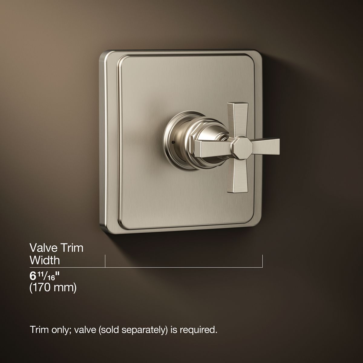 3/4 view of product with dimensions