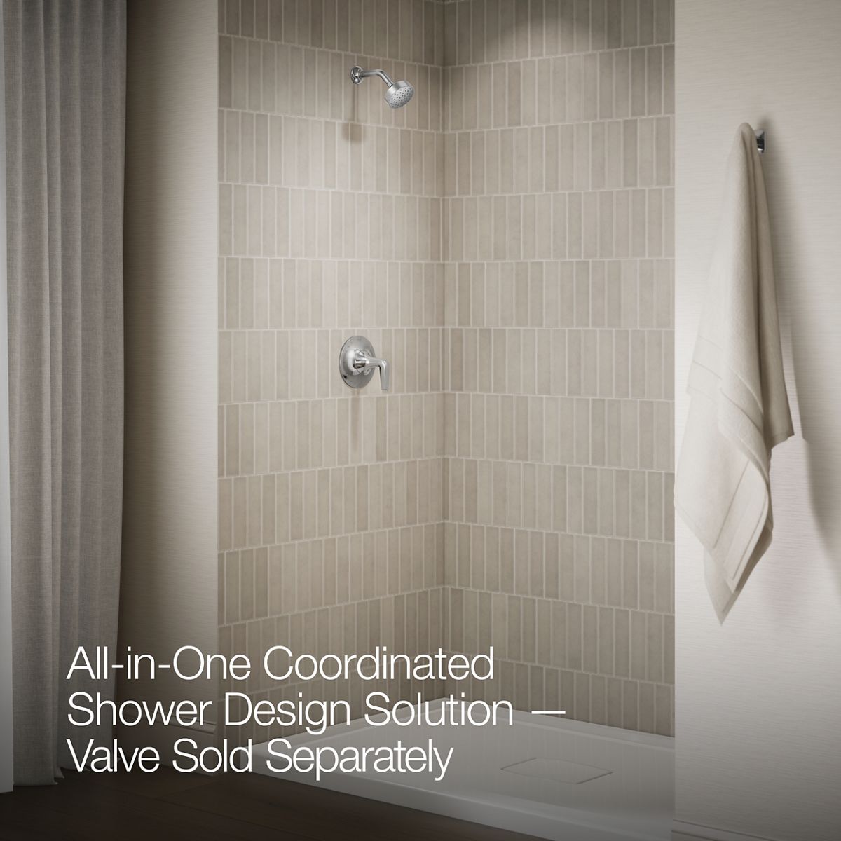 Up to 2 walls & multiple product categories visible, 2-point perspective
