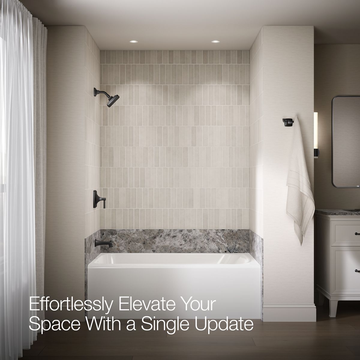 Shower & Bathtub Trim Kits | KOHLER