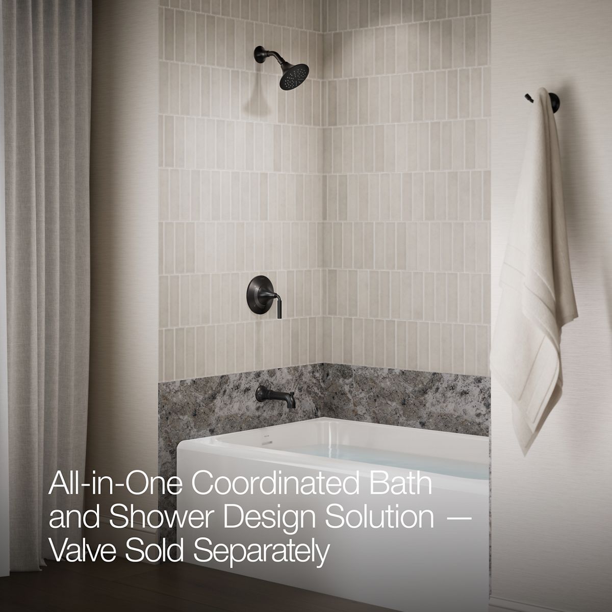 Up to 2 walls & multiple product categories visible, 2-point perspective