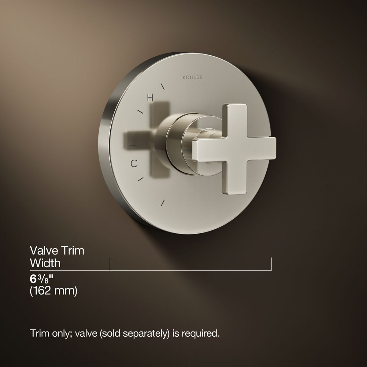 3/4 view of product with dimensions