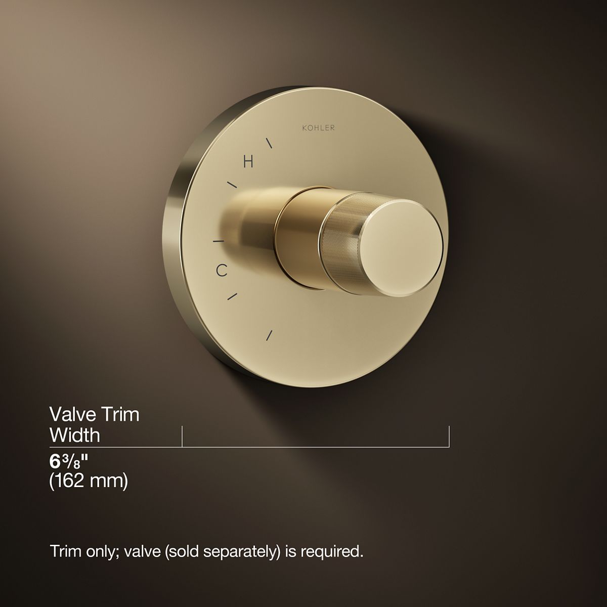 3/4 view of product with dimensions