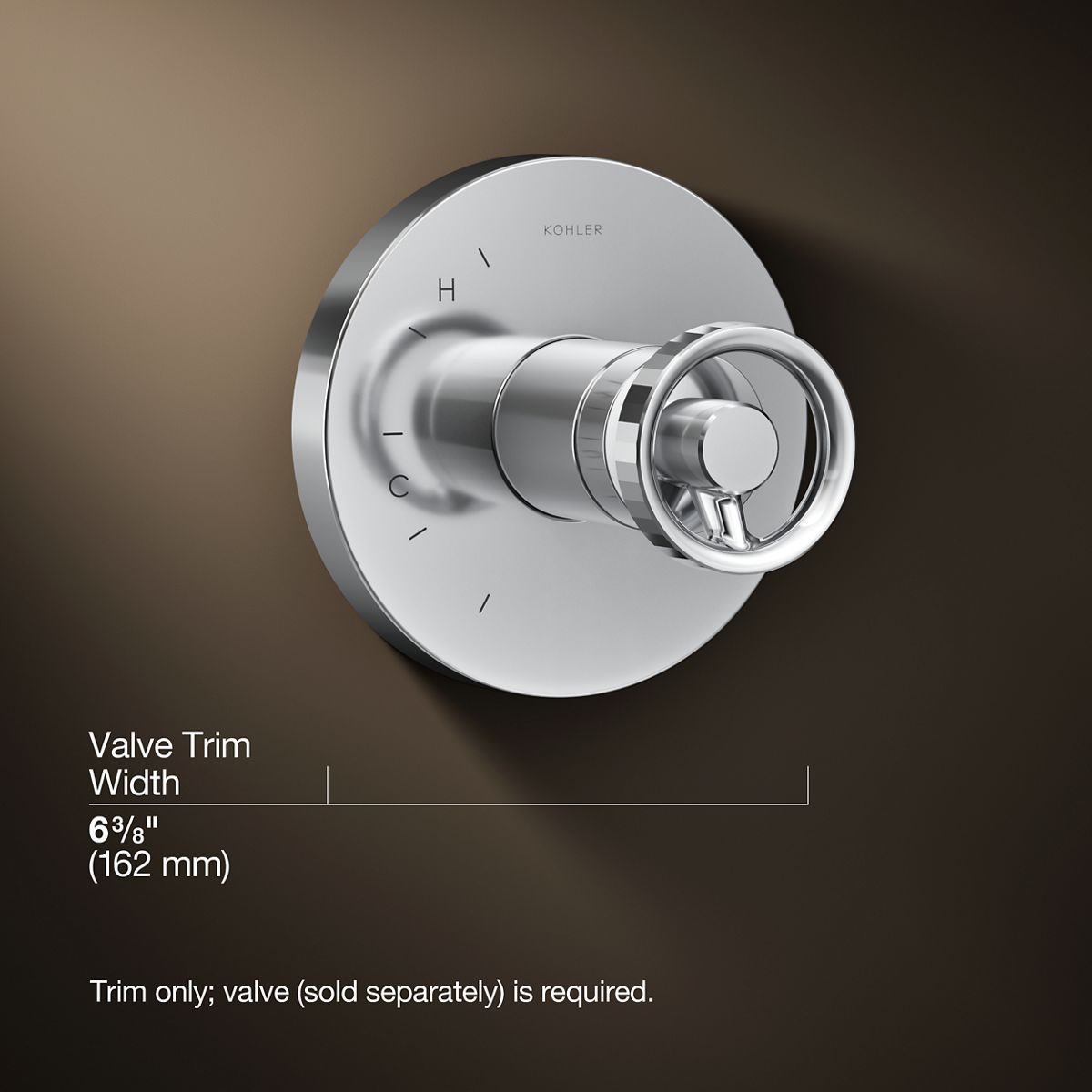 3/4 view of product with dimensions
