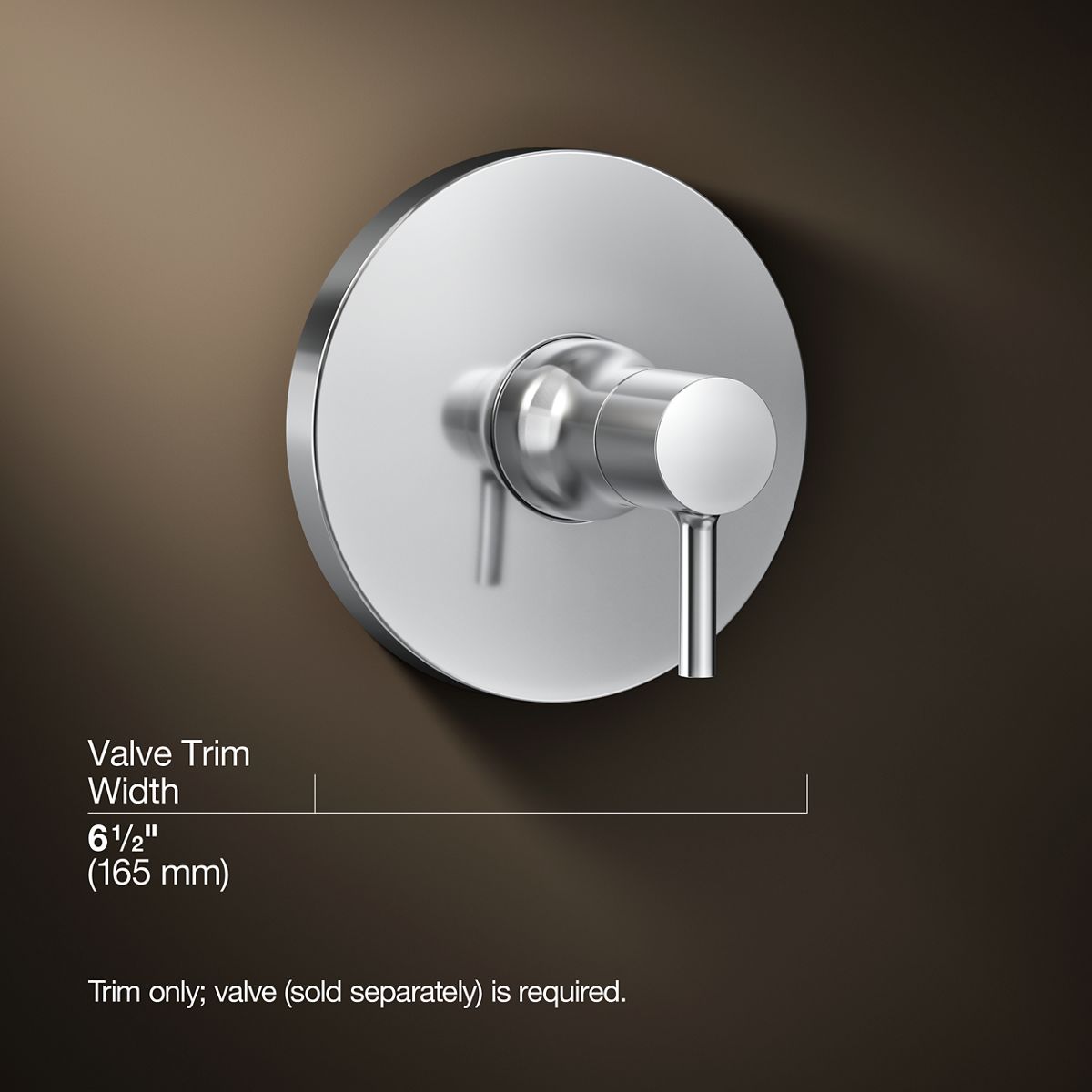 3/4 view of product with dimensions