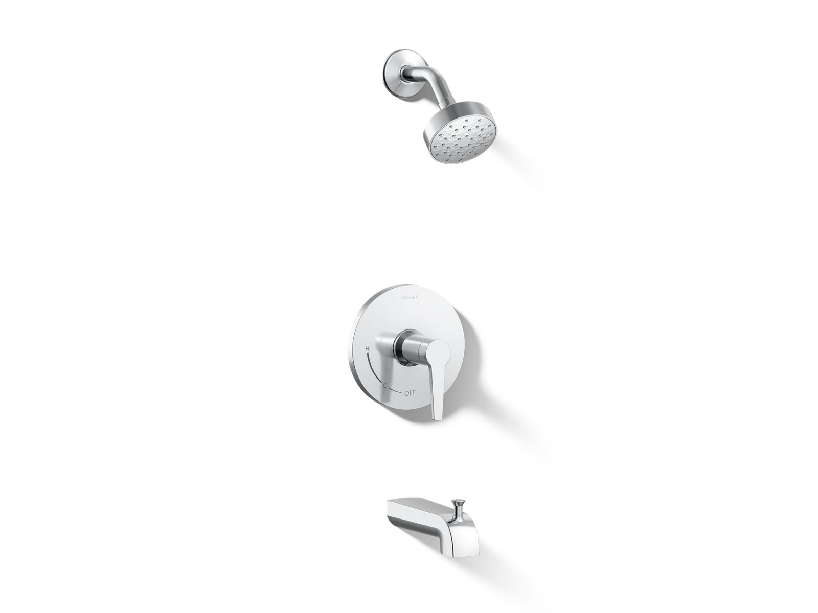 Pitch® Rite-Temp® bath and shower trim kit, 2.5 gpm