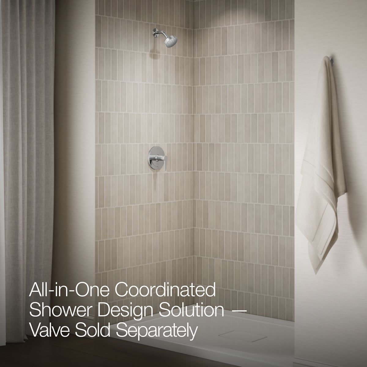 Up to 2 walls & multiple product categories visible, 2-point perspective