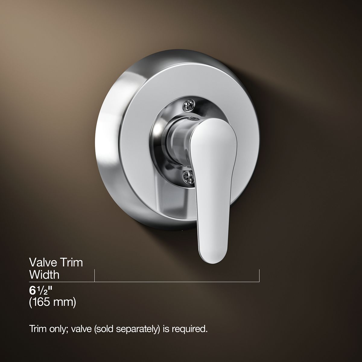 3/4 view of product with dimensions