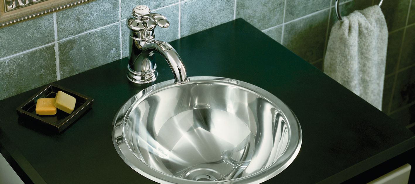 Stainless Steel Bathroom Sinks Cleaner | Bathroom | KOHLER Kohler Stainless Steel Bathroom Sink