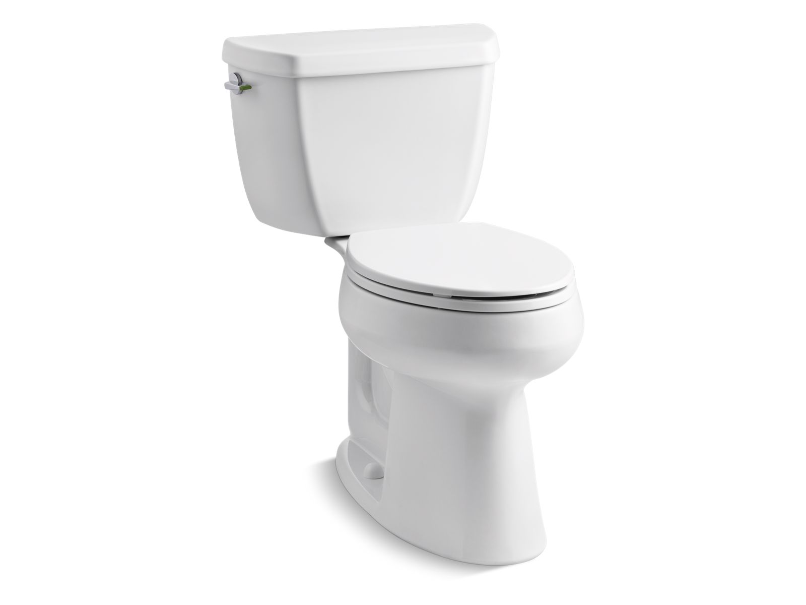 Kohler Co., Toilet, This Highline Classic dual-flush toilet offers the choice of 1.1 or 1.6 gallons per flush, and a unique