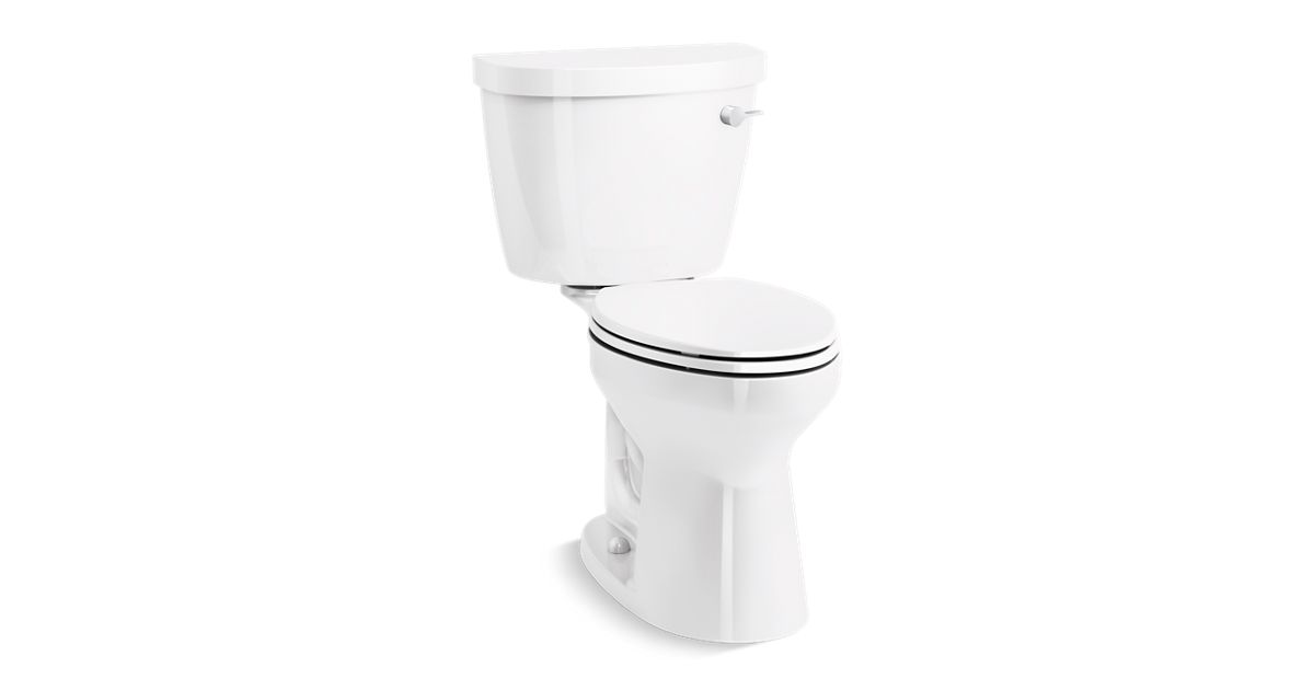 Cimarron TwoPiece Elongated 1.6 gpf ChairHeight Toilet K31620RA