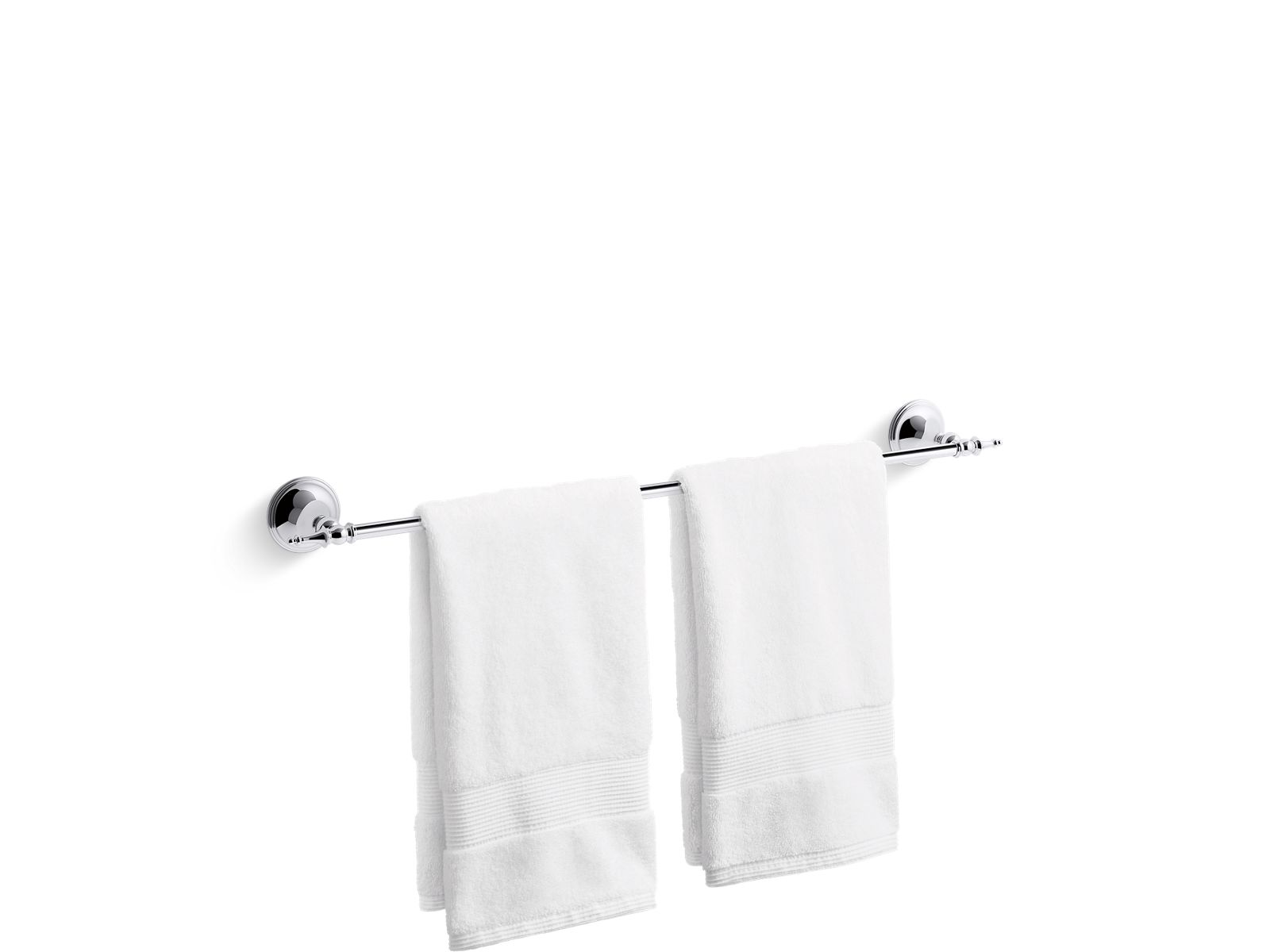 3/4 view of product with towel