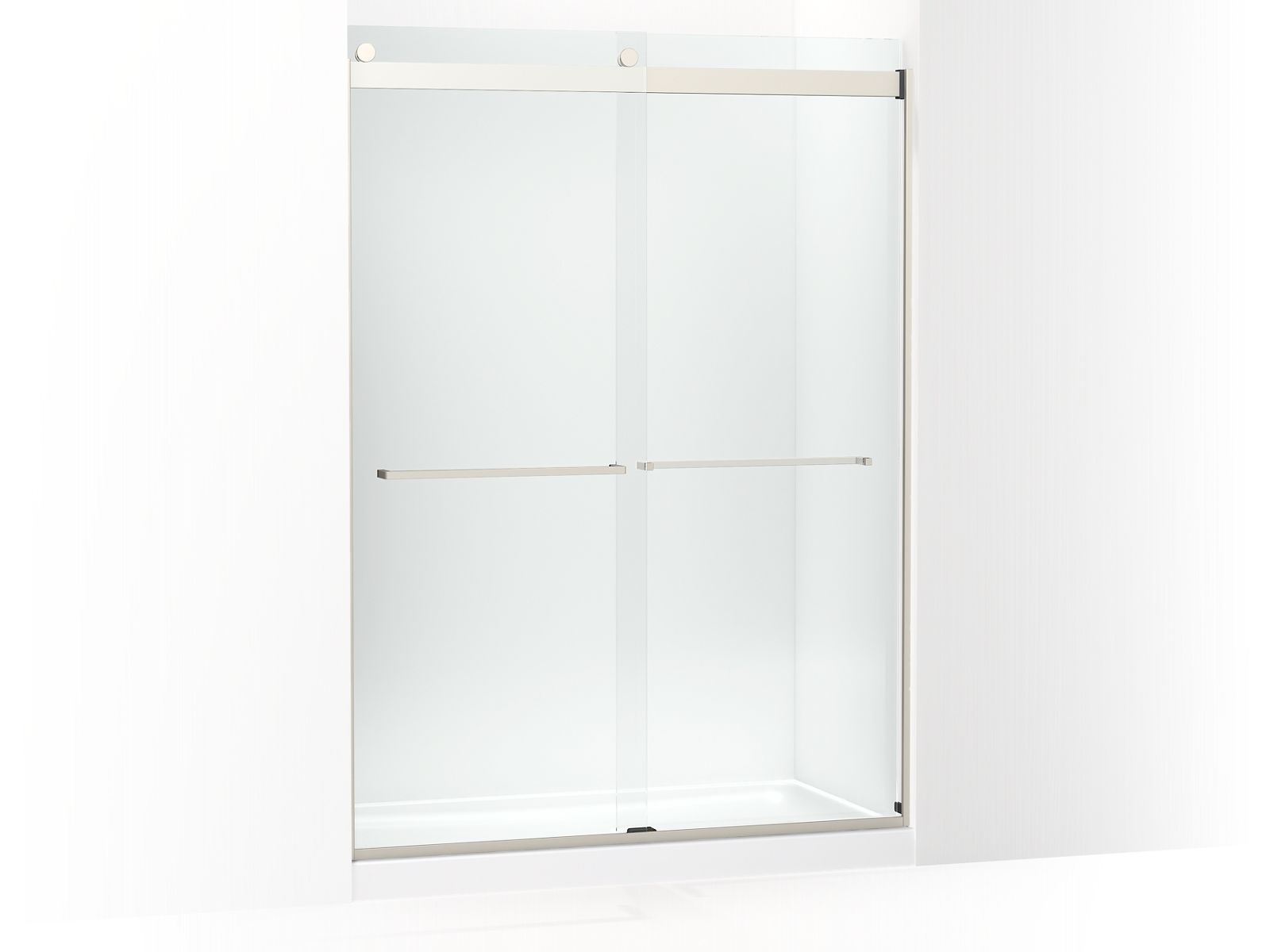 Kohler levity shower door with towel bar hot sale