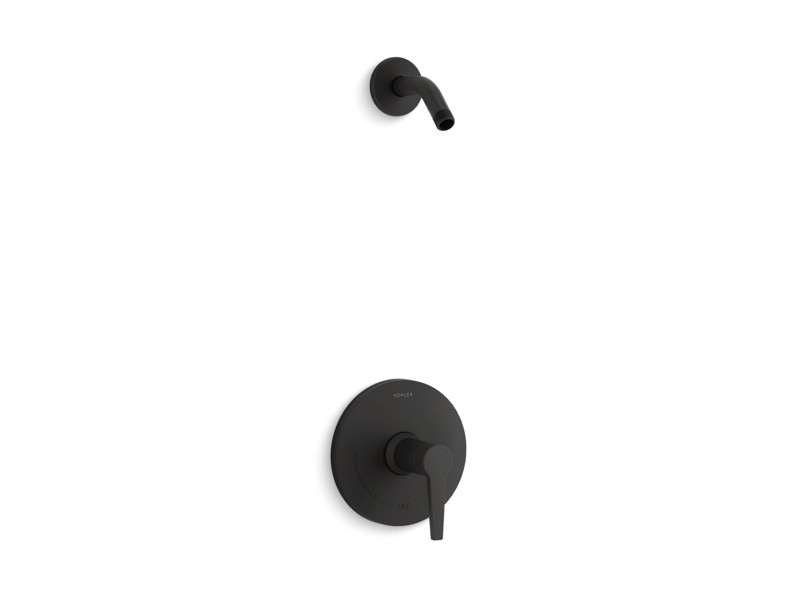 Pitch Rite-Temp shower trim kit, without showerhead