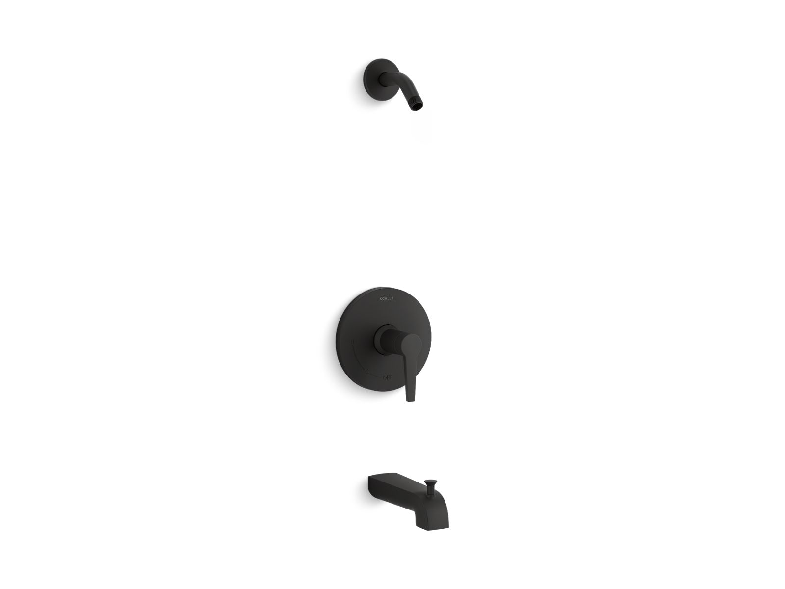 Pitch Rite-Temp bath and shower trim kit, without showerhead